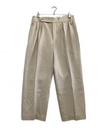 Tangent（タンジェント）の古着「パンツ　HENRY / ヘンリー TAN02° ウールツイル」｜ベージュ