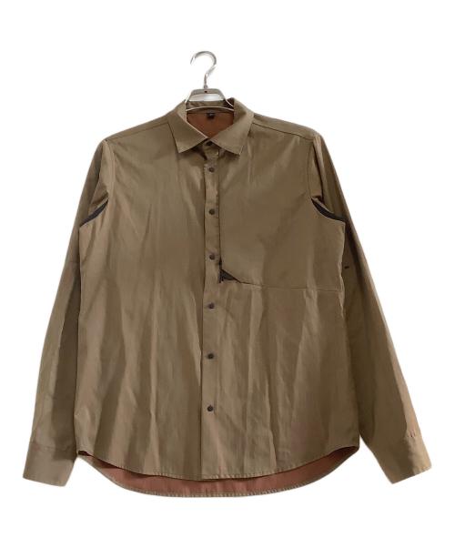 SEASE（シーズ）SEASE (シーズ) シャツジャケット ブラウン サイズ:Mの古着・服飾アイテム