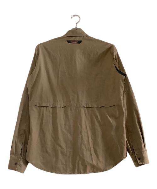 SEASE（シーズ）SEASE (シーズ) シャツジャケット ブラウン サイズ:Mの古着・服飾アイテム