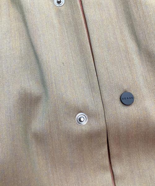 SEASE（シーズ）SEASE (シーズ) シャツジャケット ブラウン サイズ:Mの古着・服飾アイテム