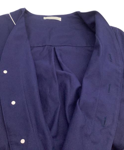 WALES BONNER（ウェールズボナー）WALES BONNER (ウェールズボナー) 半袖シャツ　FREESTYLE SHIRT - NAVY　24年 ネイビー サイズ:48の古着・服飾アイテム