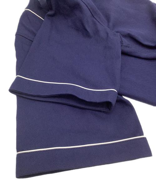 WALES BONNER（ウェールズボナー）WALES BONNER (ウェールズボナー) 半袖シャツ　FREESTYLE SHIRT - NAVY　24年 ネイビー サイズ:48の古着・服飾アイテム