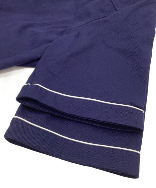 WALES BONNER（ウェールズボナー）WALES BONNER (ウェールズボナー) 半袖シャツ　FREESTYLE SHIRT - NAVY　24年 ネイビー サイズ:48の古着・服飾アイテム