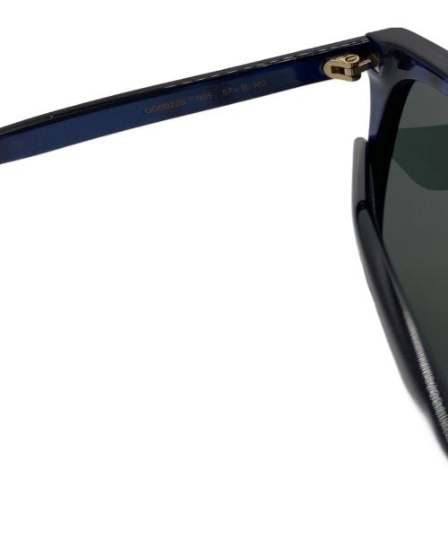 GUCCI（グッチ）GUCCI (グッチ) サングラス GG0022S ブルーの古着・服飾アイテム