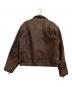 Antica Pelleria (アンティカ・ペッレリーア) レザージャケット ブラウン サイズ:48：10000円