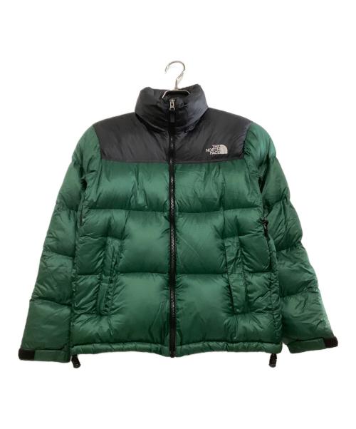 THE NORTH FACE（ザ ノース フェイス）THE NORTH FACE (ザ ノース フェイス) ダウンジャケット グリーン×ブラック サイズ:Sの古着・服飾アイテム