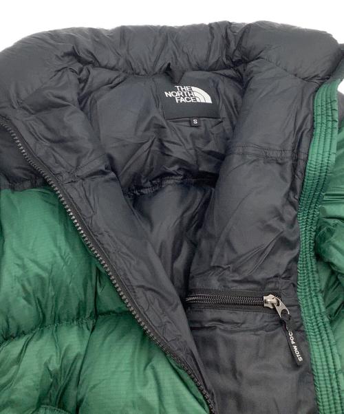 THE NORTH FACE（ザ ノース フェイス）THE NORTH FACE (ザ ノース フェイス) ダウンジャケット グリーン×ブラック サイズ:Sの古着・服飾アイテム