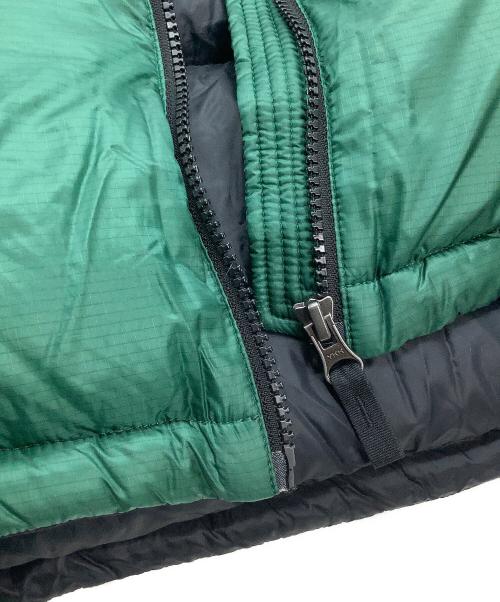 THE NORTH FACE（ザ ノース フェイス）THE NORTH FACE (ザ ノース フェイス) ダウンジャケット グリーン×ブラック サイズ:Sの古着・服飾アイテム
