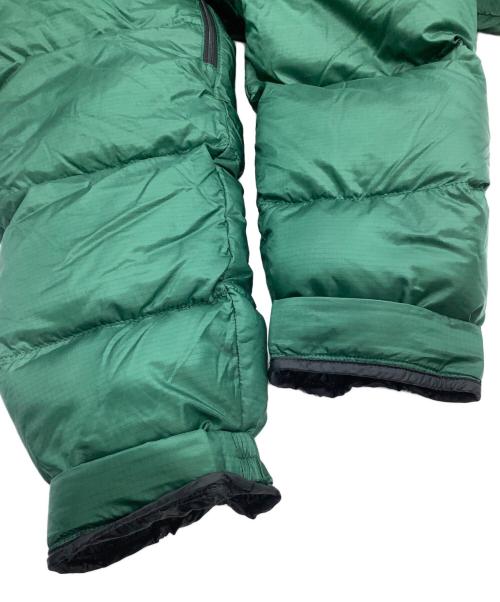 THE NORTH FACE（ザ ノース フェイス）THE NORTH FACE (ザ ノース フェイス) ダウンジャケット グリーン×ブラック サイズ:Sの古着・服飾アイテム