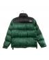 THE NORTH FACE (ザ ノース フェイス) ダウンジャケット グリーン×ブラック サイズ:S：12000円