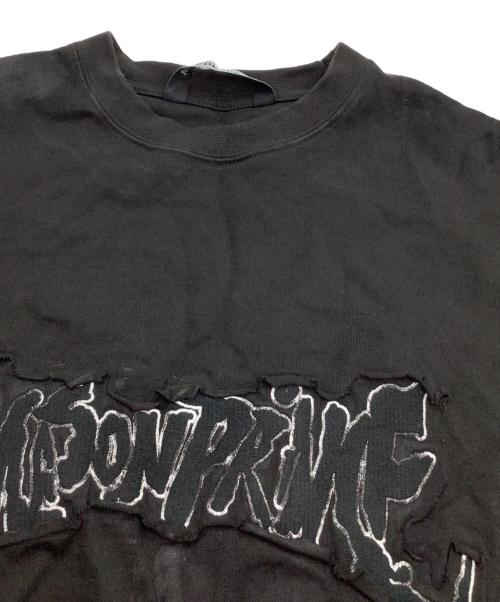 masonprince（メゾンプリンス）MASONPRINCE (メゾンプリンス) ロゴスウェット　パッチロゴ ブラック サイズ:1の古着・服飾アイテム