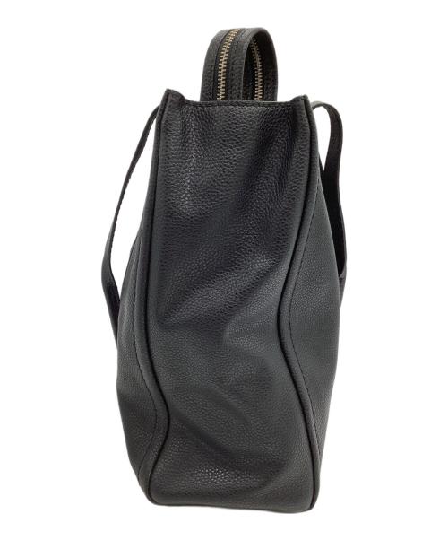 MARC JACOBS（マークジェイコブス）MARC JACOBS (マークジェイコブス) レザートートバッグ　シグネット ブラックの古着・服飾アイテム