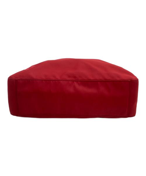 PRADA（プラダ）PRADA (プラダ) ハンドバッグ クリアハンドル レッドの古着・服飾アイテム