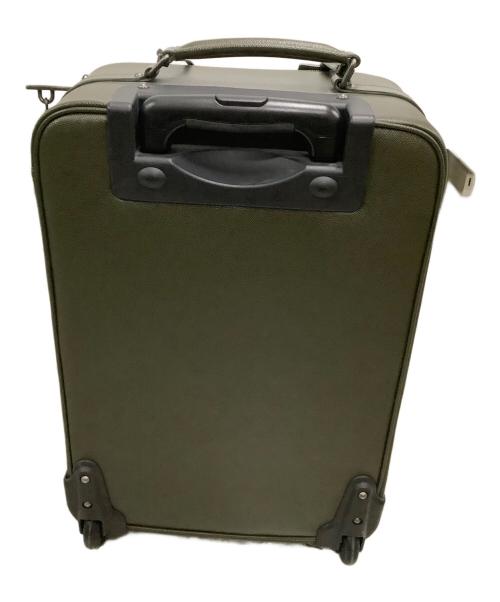 DOLCE & GABBANA（ドルチェ＆ガッバーナ）DOLCE & GABBANA (ドルチェ＆ガッバーナ) レザーキャリーバッグ カーキの古着・服飾アイテム