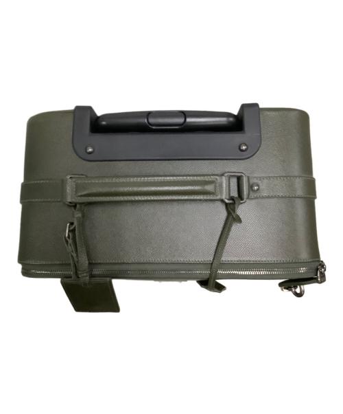 DOLCE & GABBANA（ドルチェ＆ガッバーナ）DOLCE & GABBANA (ドルチェ＆ガッバーナ) レザーキャリーバッグ カーキの古着・服飾アイテム