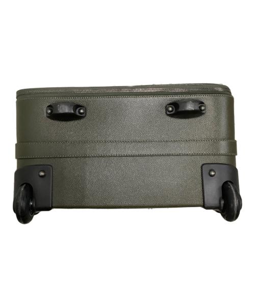 DOLCE & GABBANA（ドルチェ＆ガッバーナ）DOLCE & GABBANA (ドルチェ＆ガッバーナ) レザーキャリーバッグ カーキの古着・服飾アイテム