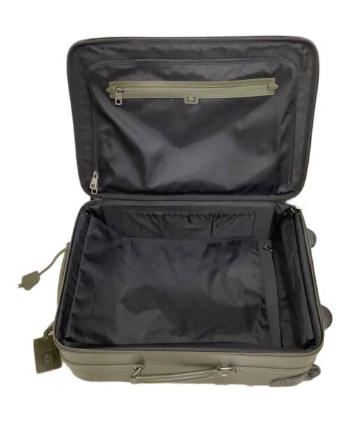 DOLCE & GABBANA（ドルチェ＆ガッバーナ）DOLCE & GABBANA (ドルチェ＆ガッバーナ) レザーキャリーバッグ カーキの古着・服飾アイテム