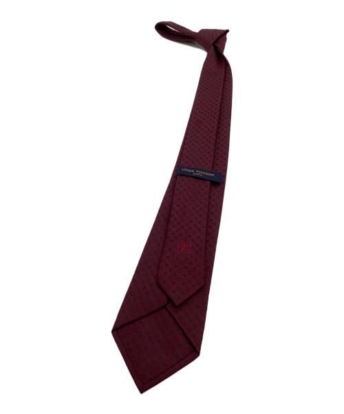 LOUIS VUITTON（ルイ ヴィトン）LOUIS VUITTON (ルイ ヴィトン) ネクタイ モノグラム ボルドー サイズ:表記なしの古着・服飾アイテム