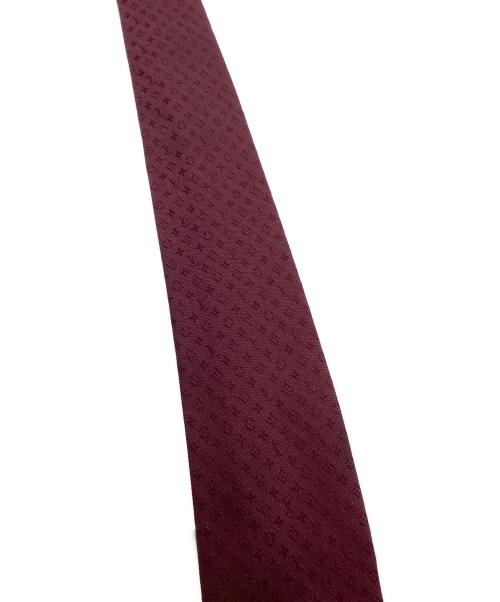 LOUIS VUITTON（ルイ ヴィトン）LOUIS VUITTON (ルイ ヴィトン) ネクタイ モノグラム ボルドー サイズ:表記なしの古着・服飾アイテム
