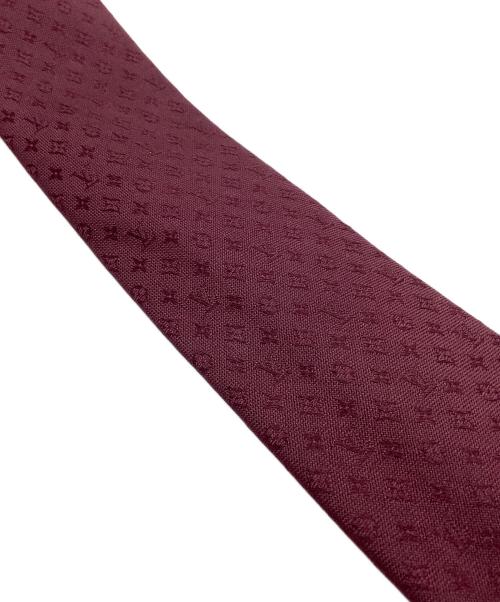 LOUIS VUITTON（ルイ ヴィトン）LOUIS VUITTON (ルイ ヴィトン) ネクタイ モノグラム ボルドー サイズ:表記なしの古着・服飾アイテム