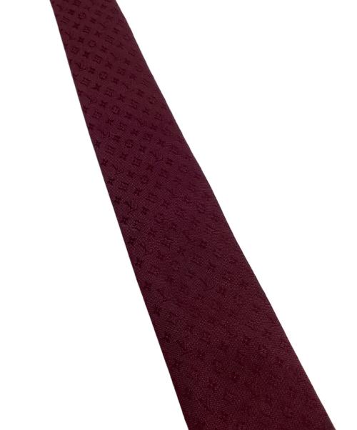 LOUIS VUITTON（ルイ ヴィトン）LOUIS VUITTON (ルイ ヴィトン) ネクタイ モノグラム ボルドー サイズ:表記なしの古着・服飾アイテム