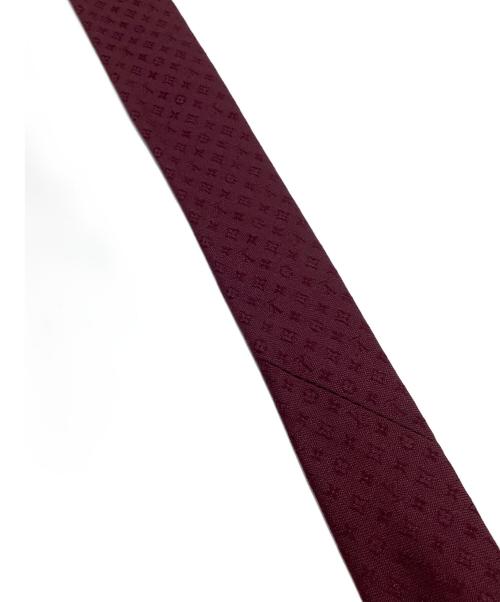 LOUIS VUITTON（ルイ ヴィトン）LOUIS VUITTON (ルイ ヴィトン) ネクタイ モノグラム ボルドー サイズ:表記なしの古着・服飾アイテム