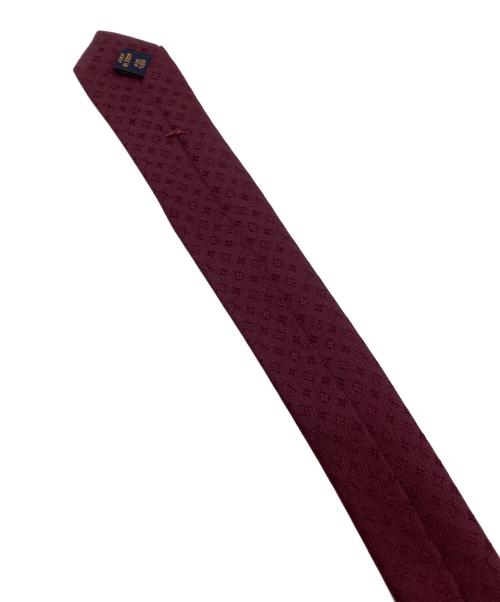 LOUIS VUITTON（ルイ ヴィトン）LOUIS VUITTON (ルイ ヴィトン) ネクタイ モノグラム ボルドー サイズ:表記なしの古着・服飾アイテム