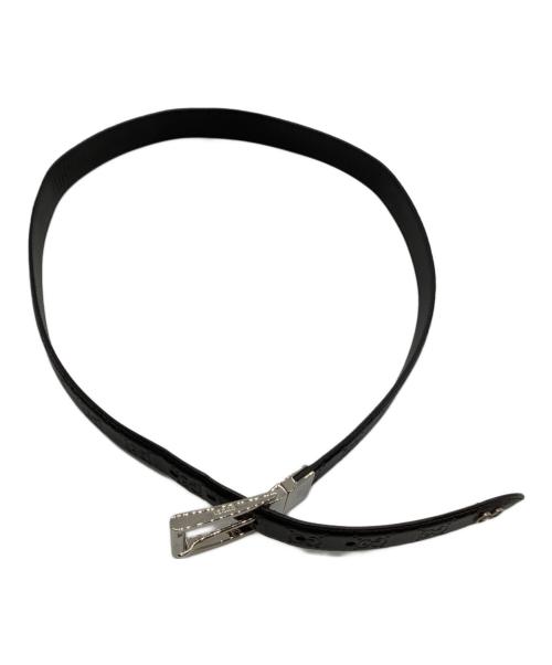 GUCCI（グッチ）GUCCI (グッチ)  ベルト　GGスプリーム ブラックの古着・服飾アイテム