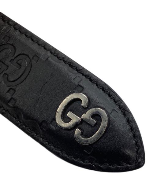 GUCCI（グッチ）GUCCI (グッチ)  ベルト　GGスプリーム ブラックの古着・服飾アイテム