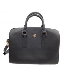 TORY BURCH（トリーバーチ）の古着「ボストンバッグ」｜ブラック