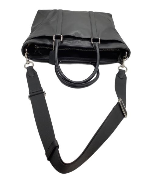 COACH（コーチ）COACH (コーチ) レザートートバッグ ブラックの古着・服飾アイテム