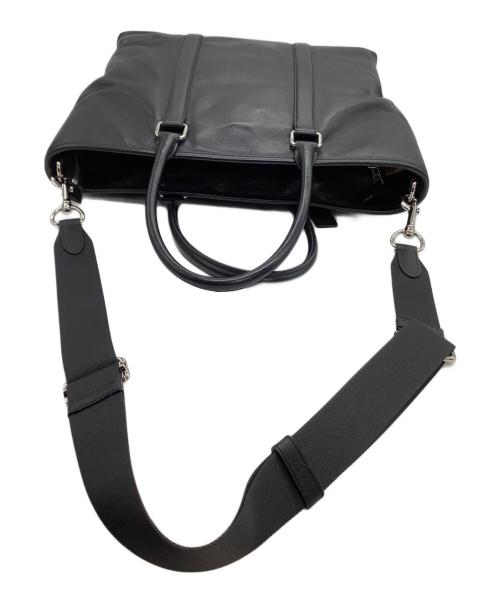 COACH（コーチ）COACH (コーチ) レザートートバッグ ブラックの古着・服飾アイテム