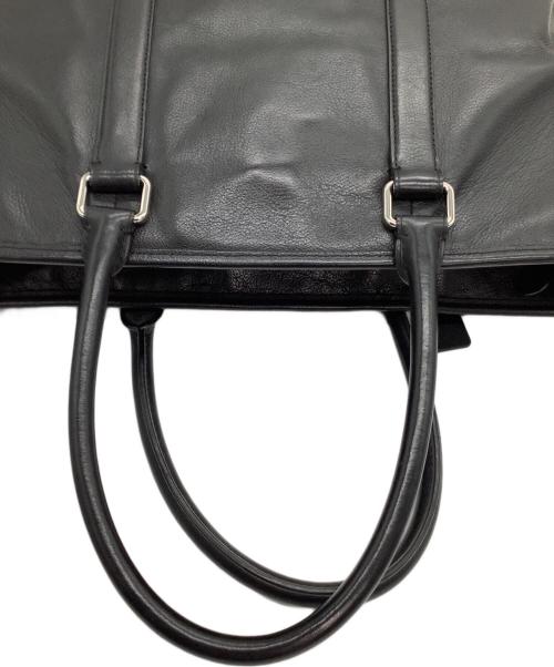 COACH（コーチ）COACH (コーチ) レザートートバッグ ブラックの古着・服飾アイテム