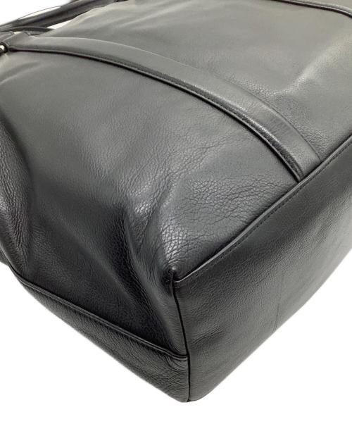 COACH（コーチ）COACH (コーチ) レザートートバッグ ブラックの古着・服飾アイテム