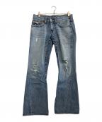 TRUE RELIGIONトゥルー レリジョン）の古着「デニムパンツ」｜インディゴ