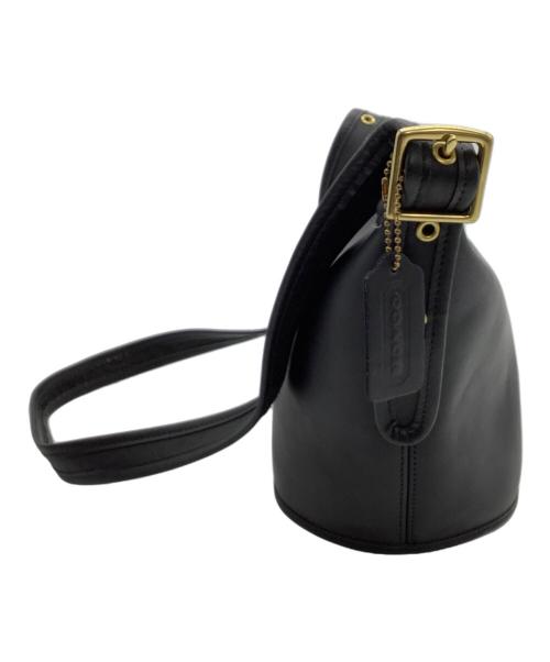 COACH（コーチ）COACH (コーチ) ショルダーバッグ OLD COACH ブラック×ゴールドの古着・服飾アイテム