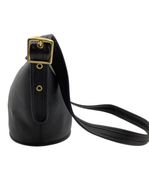 COACH（コーチ）COACH (コーチ) ショルダーバッグ OLD COACH ブラック×ゴールドの古着・服飾アイテム