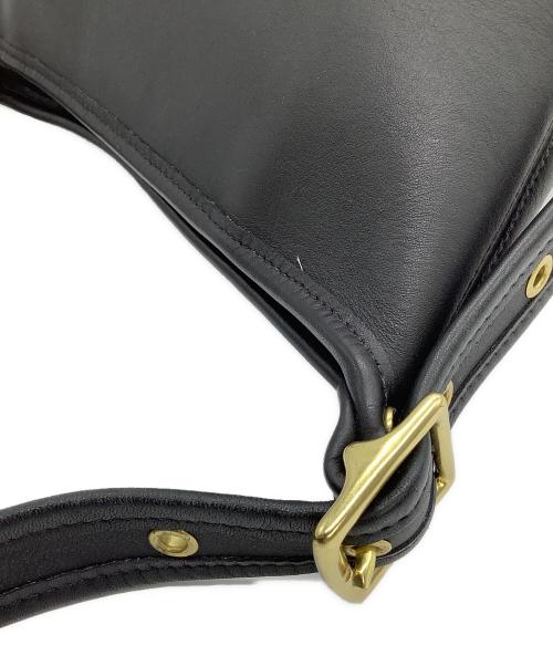 COACH（コーチ）COACH (コーチ) ショルダーバッグ OLD COACH ブラック×ゴールドの古着・服飾アイテム