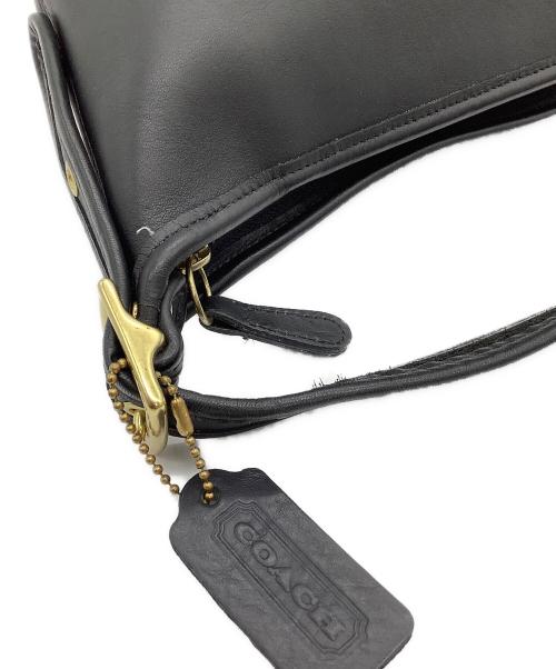 COACH（コーチ）COACH (コーチ) ショルダーバッグ OLD COACH ブラック×ゴールドの古着・服飾アイテム
