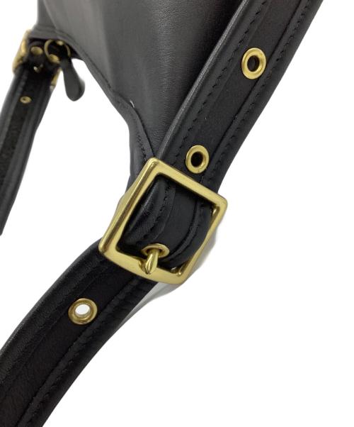 COACH（コーチ）COACH (コーチ) ショルダーバッグ OLD COACH ブラック×ゴールドの古着・服飾アイテム