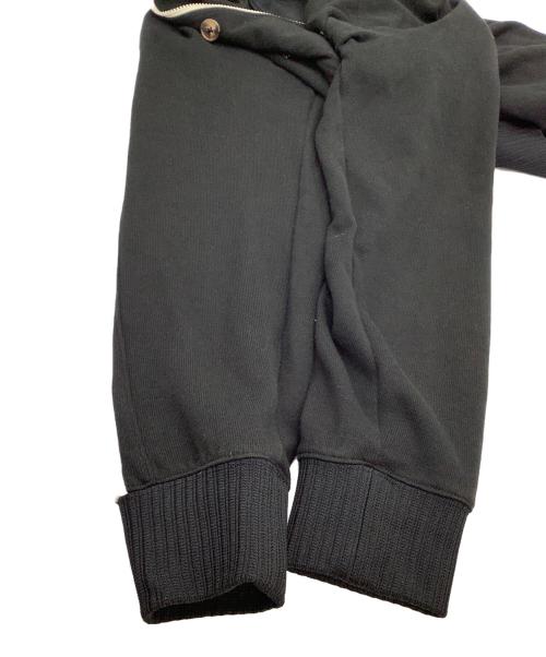 SATUR（セター）SATUR (セター) トラックジャケット ブラック×ホワイト サイズ:Mの古着・服飾アイテム