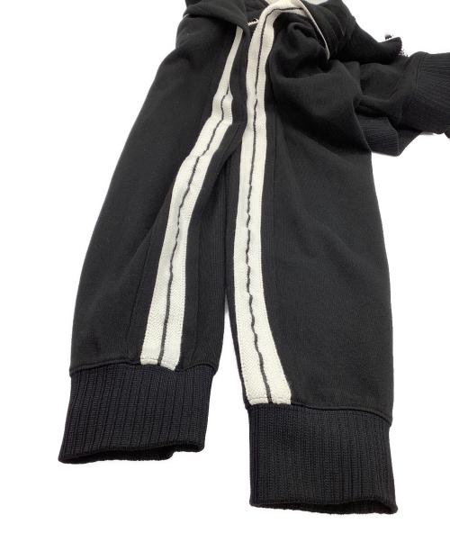 SATUR（セター）SATUR (セター) トラックジャケット ブラック×ホワイト サイズ:Mの古着・服飾アイテム