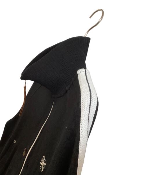 SATUR（セター）SATUR (セター) トラックジャケット ブラック×ホワイト サイズ:Mの古着・服飾アイテム