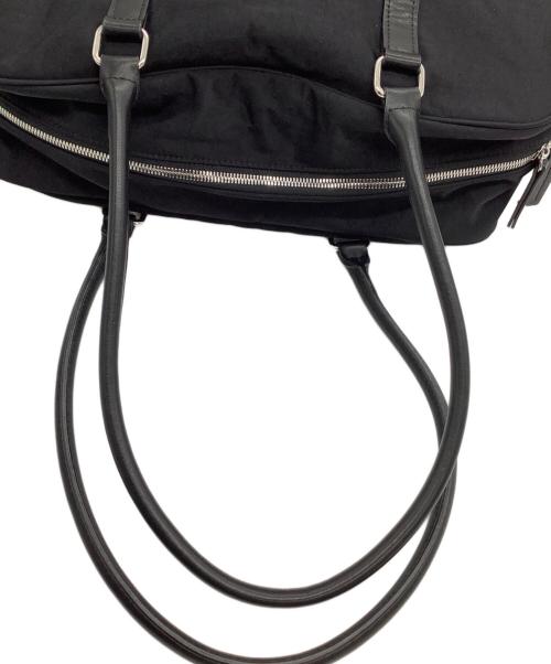 Matin Kim（マーティン・キム）Matin Kim (マーティン・キム) ミニボストンバッグ　SPORTY TOTE BAG IN BLACK ブラック×シルバーの古着・服飾アイテム