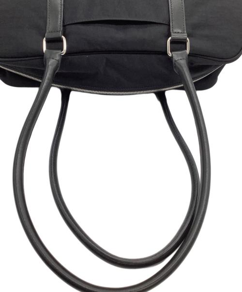 Matin Kim（マーティン・キム）Matin Kim (マーティン・キム) ミニボストンバッグ　SPORTY TOTE BAG IN BLACK ブラック×シルバーの古着・服飾アイテム
