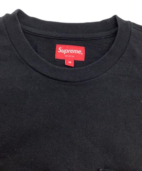 SUPREME（シュプリーム）SUPREME (シュプリーム) 半袖カットソー　24SS S/S POCKET TEE ブラック サイズ:Mの古着・服飾アイテム