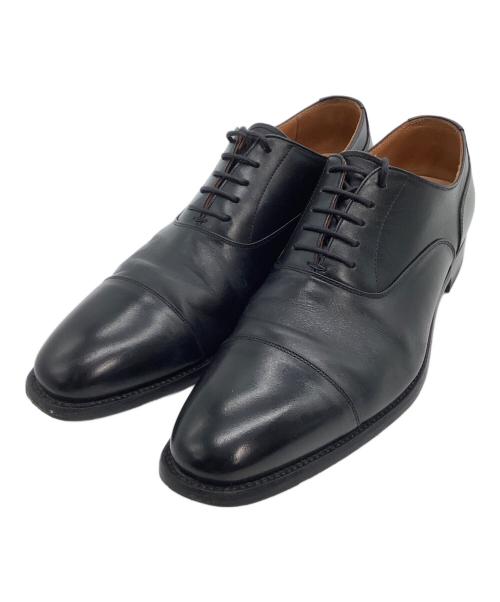 SCOTCH GRAIN（スコッチグレイン）SCOTCH GRAIN (スコッチグレイン) ストレートチップシューズ ブラック サイズ:25 1/2の古着・服飾アイテム