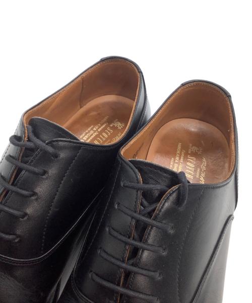 SCOTCH GRAIN（スコッチグレイン）SCOTCH GRAIN (スコッチグレイン) ストレートチップシューズ ブラック サイズ:25 1/2の古着・服飾アイテム