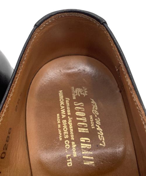 SCOTCH GRAIN（スコッチグレイン）SCOTCH GRAIN (スコッチグレイン) ストレートチップシューズ ブラック サイズ:25 1/2の古着・服飾アイテム