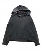 KAMIYAカミヤ）の古着「プルオーバーパーカー　24SS CROSS PRINTED HOODIE」｜グレー